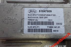 БЛОК УПРАВЛЕНИЯ FORD KA 1.3 TDCI 2010 ГОД 51847809