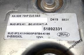 БЛОК УПРАВЛЕНИЯ FORD KA 1.3MJD 51892331 mjd8f2.k1