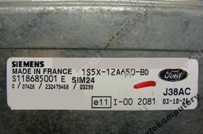 БЛОК УПРАВЛЕНИЯ FORD KA sim24 s118685001e 1s5x12a650bd