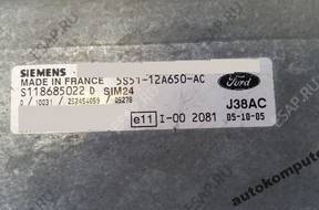 БЛОК УПРАВЛЕНИЯ FORD KA sim24 s118685022d 5s5112a650ac