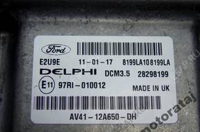 БЛОК УПРАВЛЕНИЯ FORD KUGA EXPLORER AV4112A650DH 28298199