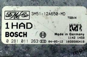 БЛОК УПРАВЛЕНИЯ FORD MAZDA 0281011263 3M5112A650MD 1HAD