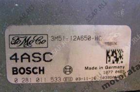 БЛОК УПРАВЛЕНИЯ FORD MAZDA 0281011533 3M5112A650HC 4ASC