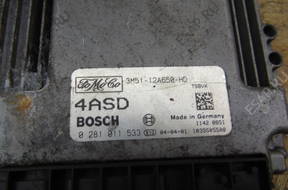 БЛОК УПРАВЛЕНИЯ FORD MAZDA 0281011533 3M5112A650HD 4ASD