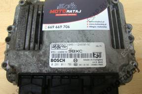 БЛОК УПРАВЛЕНИЯ FORD MAZDA  0281011701 6M5112A650NC 9BXC
