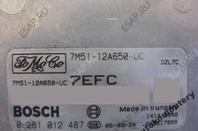 БЛОК УПРАВЛЕНИЯ FORD MAZDA 7m5112a650uc 0281012487 7efc