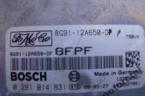 БЛОК УПРАВЛЕНИЯ FORD MONDEO 0281014831 8G9112A650DF 8FPF