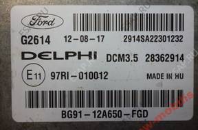 БЛОК УПРАВЛЕНИЯ Ford Mondeo 2.0 TDCI BG9112A650FGD, 2012 год