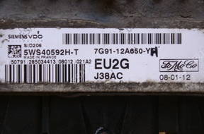 БЛОК УПРАВЛЕНИЯ FORD MONDEO 5WS40592H-T 7G91-12A650-YH