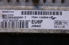 БЛОК УПРАВЛЕНИЯ FORD MONDEO 5WS40595F-T 7G91-12A650-UG