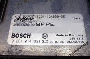БЛОК УПРАВЛЕНИЯ FORD MONDEO 8g9112a650de 0281014831 8fpe