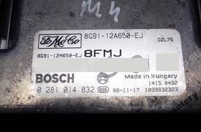 БЛОК УПРАВЛЕНИЯ FORD MONDEO 8g9112a650ej 0281014832 8fmj