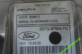 БЛОК УПРАВЛЕНИЯ   FORD MONDEO MK3 2S7Q-9F954-FD