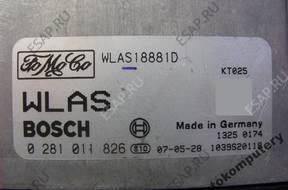 БЛОК УПРАВЛЕНИЯ FORD RANGER 2.5TDCI wlas18881d 0281011826