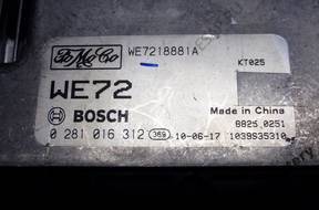 БЛОК УПРАВЛЕНИЯ FORD RANGER 3.0TDCI we7218881a 0281016312