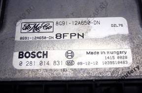 БЛОК УПРАВЛЕНИЯ FORD S-MAX 8g9112a650dn 0281014831 8fpn