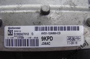 БЛОК УПРАВЛЕНИЯ FORD S180047012D AV2112A650CD 9KPD EMS