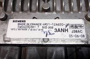 БЛОК УПРАВЛЕНИЯ FORD sid202 5ws40303ht 3anh 4m5112a650jh