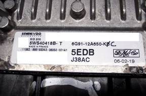 БЛОК УПРАВЛЕНИЯ FORD sid206 5ws40418bt 6g9112a650kc 5edb