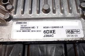 БЛОК УПРАВЛЕНИЯ FORD sid206 5ws40419et 6g9112a650le 6dxe