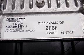 БЛОК УПРАВЛЕНИЯ FORD sid206 5ws40483ft 7t1112a650df 2f6f