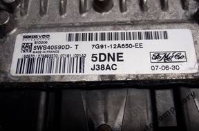 БЛОК УПРАВЛЕНИЯ FORD sid206 5ws40590dt 5dne 7g9112a650ee