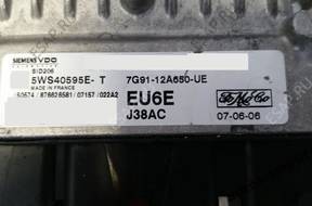 БЛОК УПРАВЛЕНИЯ FORD sid206 5ws40595et 7g9112a650ue eu6e