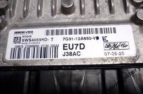 БЛОК УПРАВЛЕНИЯ FORD sid206 5ws40596dt eu7d 7g9112a650ve