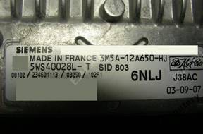 БЛОК УПРАВЛЕНИЯ FORD sid803 5ws40028lt 3m5a12a650hj 6nlj