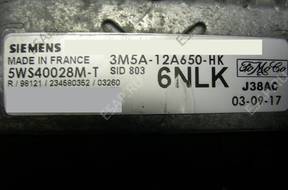 БЛОК УПРАВЛЕНИЯ FORD sid803 5ws40028mt 3m5a12a650hk 6nlk