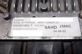 БЛОК УПРАВЛЕНИЯ FORD sid803 5ws40166gt 4m5112a650zd 9ahd