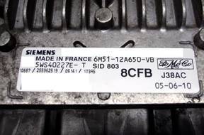БЛОК УПРАВЛЕНИЯ FORD sid803 5ws40227et 8cfb 6m5112a650vb