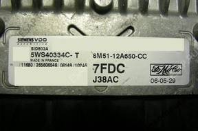 БЛОК УПРАВЛЕНИЯ FORD sid803a 5ws40334ct 8m5112a650cc 7fdc