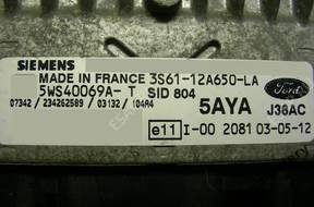 БЛОК УПРАВЛЕНИЯ FORD sid804 5ws40069at 5aya 3s6112a650la