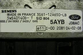 БЛОК УПРАВЛЕНИЯ FORD sid804 5ws40140dt 3s6112a650lb 5ayb
