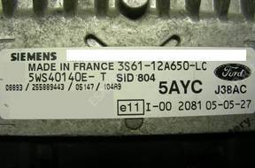 БЛОК УПРАВЛЕНИЯ FORD sid804 5ws40140et 3s6112a650lc 5ayc