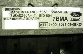 БЛОК УПРАВЛЕНИЯ FORD sid804 5ws40240at 5s6112a650ha 7bma