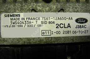БЛОК УПРАВЛЕНИЯ FORD sid804 5ws40433at 7s6112a650aa 2cla