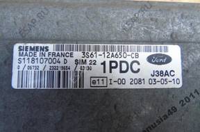 БЛОК УПРАВЛЕНИЯ Ford., Siemens 3S6112A650CB.