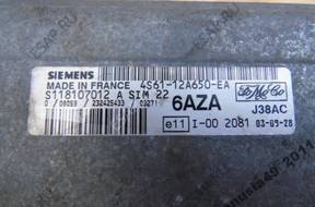 БЛОК УПРАВЛЕНИЯ Ford., Siemens 4S6112A650EA.