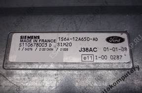 БЛОК УПРАВЛЕНИЯ FORD sim20 s110678003d 1s6a12a650ad