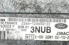 БЛОК УПРАВЛЕНИЯ FORD SIM21 2S6A12A650ZC S118763003F 3NUB