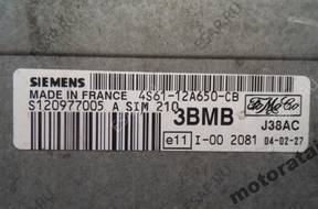 БЛОК УПРАВЛЕНИЯ FORD SIM210 4S6112A650CB S120977005A