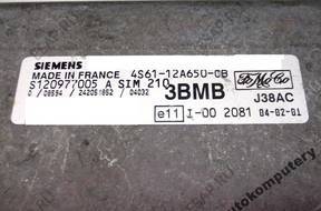 БЛОК УПРАВЛЕНИЯ FORD sim210 s120977005a 3bmb 4s6112a650cb