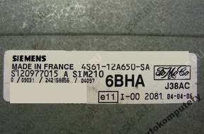 БЛОК УПРАВЛЕНИЯ FORD sim210 s120977015a 4s6112a650sa 6bha