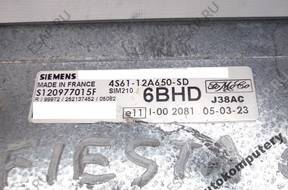 БЛОК УПРАВЛЕНИЯ FORD sim210 s120977015f 6bhd 4s6112a650sd