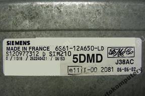 БЛОК УПРАВЛЕНИЯ FORD sim210 s120977312d 6s6112a650ld 5dmd