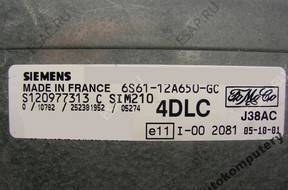 БЛОК УПРАВЛЕНИЯ FORD sim210 s120977313c 6s6112a650gc 4dlc