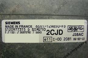 БЛОК УПРАВЛЕНИЯ FORD sim210 s120977315d 6s6112a650fd 2cjd