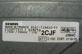 БЛОК УПРАВЛЕНИЯ FORD sim210 s120977315f 6s6112a650ff 2cjf